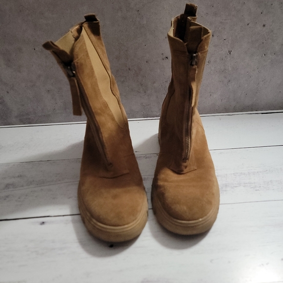 Gabor, Lion Boot, Carmel Suede, 9 - Picture 6 of 7